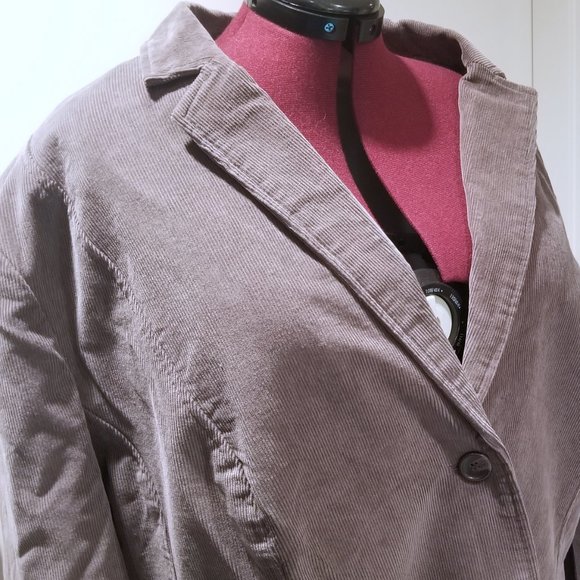 Grey Corduroy Blazer - Picture 2 of 8